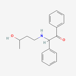 2-(3-Hydroxybutylamino)-1,2-diphenylethanone