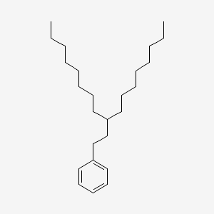 molecular formula C25H44 B14740690 Benzene, (3-octylundecyl)- CAS No. 5637-96-7