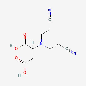 n,n-Bis(2-cyanoethyl)aspartic acid