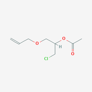 B14740712 1-Chloro-3-(prop-2-en-1-yloxy)propan-2-yl acetate CAS No. 5451-61-6