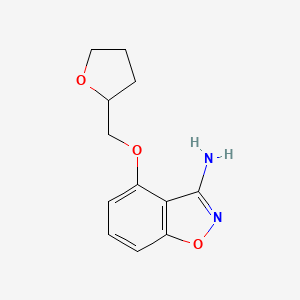 4-(Tetrahydro-2-furanylmethoxy)-1,2-benzisoxazol-3-amine