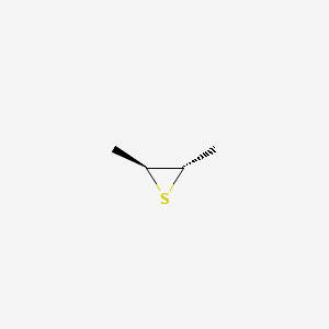 molecular formula C4H8S B14740758 trans-2,3-Dimethylthiirane CAS No. 5955-98-6