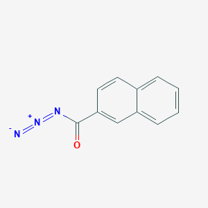 molecular formula C11H7N3O B14740759 2-Naphthoyl azide CAS No. 1208-11-3