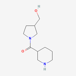 [1-(Piperidine-3-carbonyl)pyrrolidin-3-yl]methanol