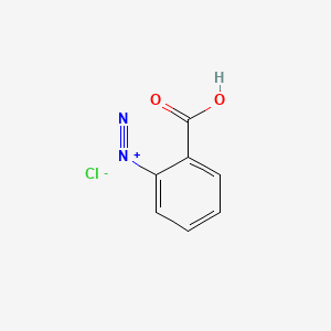 molecular formula C7H5ClN2O2 B14740767 Benzenediazonium, 2-carboxy-, chloride CAS No. 4661-46-5