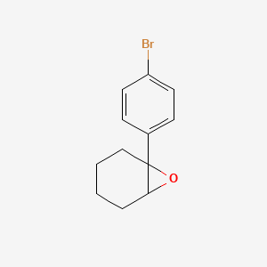 molecular formula C12H13BrO B14740774 1-(4-Bromophenyl)-7-oxabicyclo[4.1.0]heptane CAS No. 1605-15-8