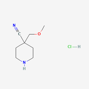4-(Methoxymethyl)piperidine-4-carbonitrile hydrochloride