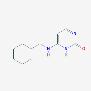 4-[(Cyclohexylmethyl)amino]-2-pyrimidinol