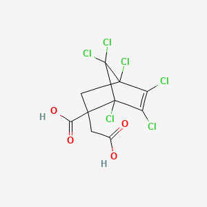 2-(Carboxymethyl)-1,4,5,6,7,7-hexachlorobicyclo[2.2.1]hept-5-ene-2-carboxylic acid