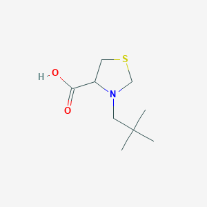 3-Neopentyl-1,3-thiazolidine-4-carboxylic acid