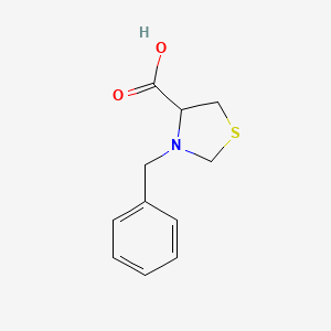 molecular formula C11H13NO2S B1474084 3-Benzyl-1,3-thiazolidine-4-carboxylic acid CAS No. 1219359-52-0