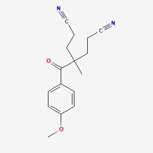 4-(4-Methoxybenzoyl)-4-methylheptanedinitrile