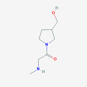 1-[3-(Hydroxymethyl)pyrrolidin-1-yl]-2-(methylamino)ethan-1-one