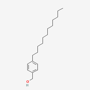 molecular formula C19H32O B14740863 (4-Dodecylphenyl)methanol CAS No. 5519-35-7