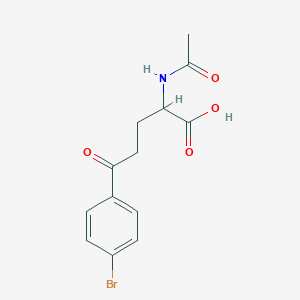 molecular formula C13H14BrNO4 B14740871 2-(Acetylamino)-5-(4-bromophenyl)-5-oxopentanoic acid CAS No. 5977-94-6