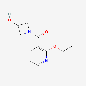 molecular formula C11H14N2O3 B1474089 (2-Ethoxypyridin-3-yl)(3-hydroxyazetidin-1-yl)methanone CAS No. 2071277-78-4