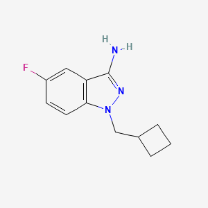 1-(cyclobutylmethyl)-5-fluoro-1H-indazol-3-amine