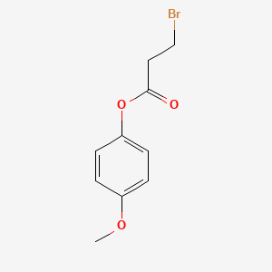 molecular formula C10H11BrO3 B14740903 4-Methoxyphenyl 3-bromopropanoate CAS No. 6329-88-0