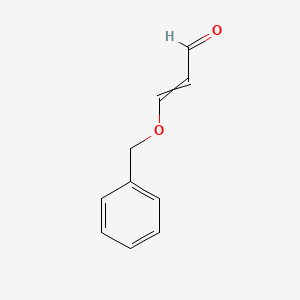 molecular formula C10H10O2 B14740912 3-(Benzyloxy)prop-2-enal CAS No. 4652-40-8