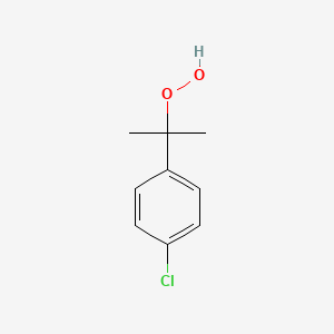 2-(4-Chlorophenyl)propane-2-peroxol