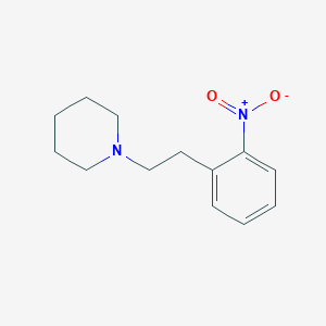 1-[2-(2-Nitrophenyl)ethyl]piperidine