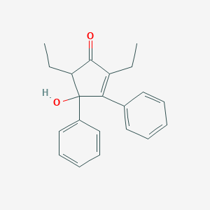 2,5-Diethyl-3,4-diphenyl-4-hydroxy-2-cyclopenten-1-one