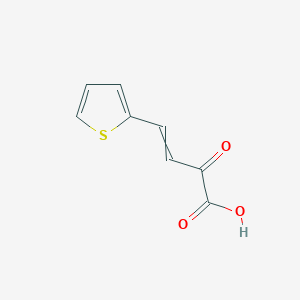 molecular formula C8H6O3S B14740947 2-Oxo-4-(thiophen-2-yl)but-3-enoic acid CAS No. 6052-54-6