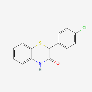 2-(4-chlorophenyl)-4H-1,4-benzothiazin-3-one