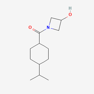 molecular formula C13H23NO2 B1474118 (3-Hydroxyazetidin-1-yl)(4-isopropylcyclohexyl)methanone CAS No. 2090957-52-9