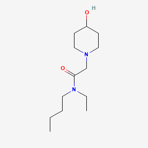 molecular formula C13H26N2O2 B1474120 N-butyl-N-ethyl-2-(4-hydroxypiperidin-1-yl)acetamide CAS No. 2069056-47-7
