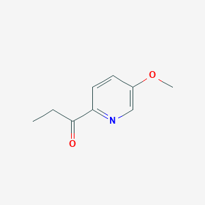 molecular formula C9H11NO2 B1474125 1-(5-Methoxypyridin-2-yl)propan-1-one CAS No. 1566456-87-8