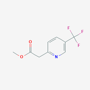 molecular formula C9H8F3NO2 B1474134 Methyl 2-(5-(trifluoromethyl)pyridin-2-yl)acetate CAS No. 1810715-04-8
