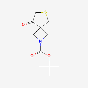 molecular formula C11H17NO3S B1474139 Tert-butyl 8-oxo-6-thia-2-azaspiro[3.4]octane-2-carboxylate CAS No. 1340481-94-8