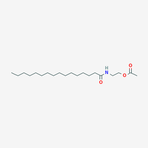 2-(Hexadecanoylamino)ethyl acetate