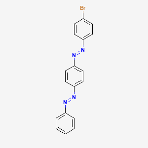 (4-Bromophenyl)-(4-phenyldiazenylphenyl)diazene