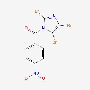 (4-Nitrophenyl)(2,4,5-tribromo-1H-imidazol-1-yl)methanone