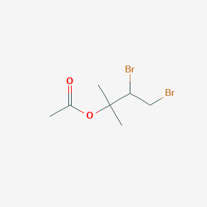 3,4-Dibromo-2-methylbutan-2-yl acetate