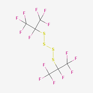 Bis(1,1,1,2,3,3,3-heptafluoropropan-2-yl)tetrasulfane