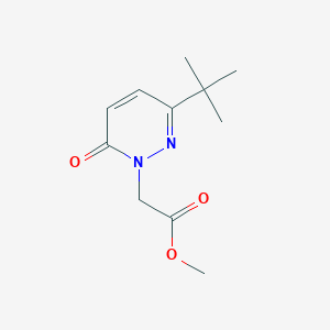 methyl 2-(3-(tert-butyl)-6-oxopyridazin-1(6H)-yl)acetate