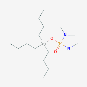 N-[dimethylamino(tributylstannyloxy)phosphoryl]-N-methylmethanamine