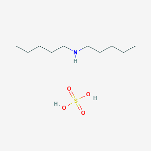 Sulfuric acid--N-pentylpentan-1-amine (1/1)