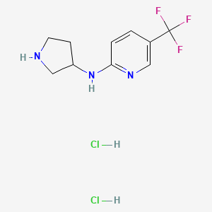 N-(pyrrolidin-3-yl)-5-(trifluoromethyl)pyridin-2-amine dihydrochloride