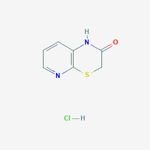 molecular formula C7H7ClN2OS B1474160 1H-Pyrido[2,3-b][1,4]thiazin-2-one hydrochloride CAS No. 18504-83-1