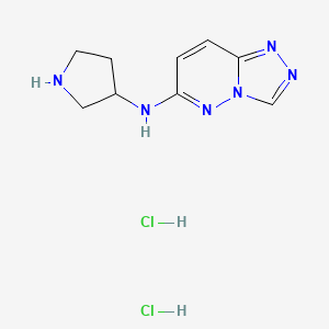 N-(pyrrolidin-3-yl)-[1,2,4]triazolo[4,3-b]pyridazin-6-amine dihydrochloride
