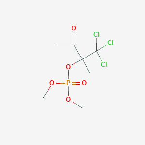 Dimethyl 1,1,1-trichloro-2-methyl-3-oxobutan-2-yl phosphate