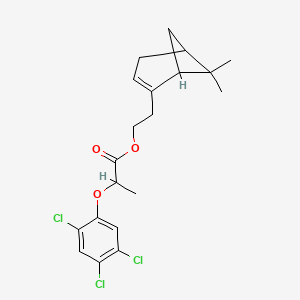 2-(6,6-Dimethylbicyclo[3.1.1]hept-2-en-2-yl)ethyl 2-(2,4,5-trichlorophenoxy)propanoate