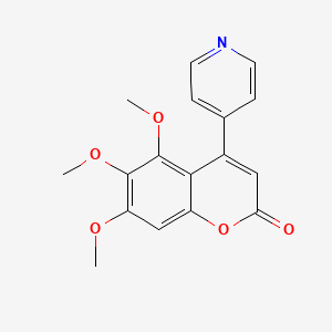 4-(4-Pyridyl)-5,6,7-trimethoxycoumarin