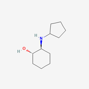 molecular formula C11H21NO B1474199 (1S,2S)-2-(cyclopentylamino)cyclohexan-1-ol CAS No. 1867063-20-4