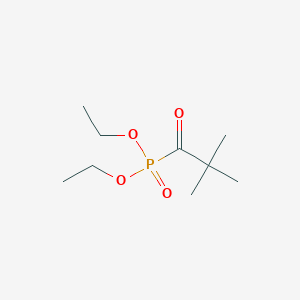 Phosphonic acid, (2,2-dimethyl-1-oxopropyl)-, diethyl ester