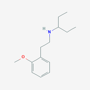 B1474204 [2-(2-Methoxyphenyl)ethyl](pentan-3-yl)amine CAS No. 1499642-69-1